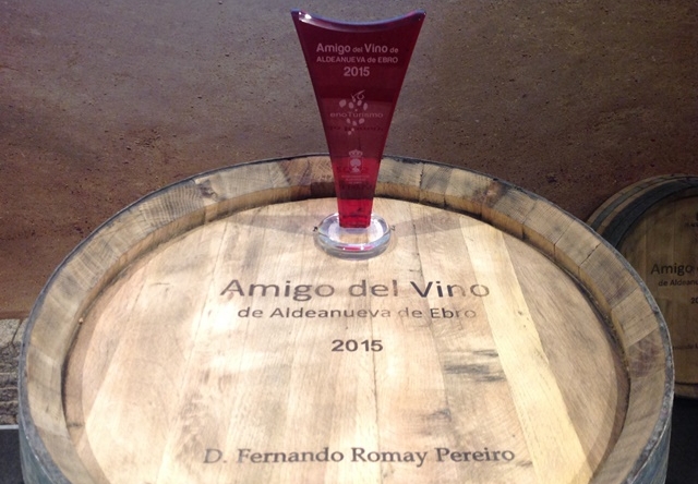 FERNANDO ROMAY , Amigo del Vino de Aldeanueva 2015 – VIDEO DEL ACTO
