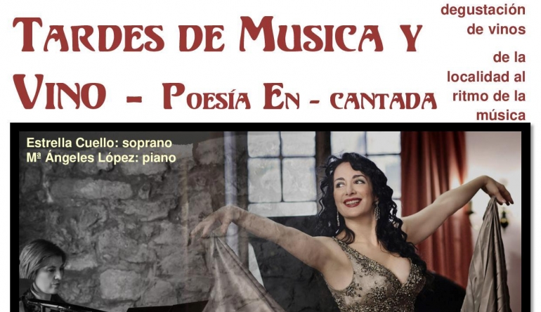 POESIA EN-CANTADA EL SÁBADO 17 DE MARZO EN LAS TARDES DE MÚSICA Y VINO.