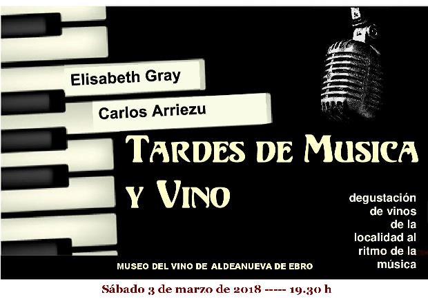Música para disfrutar con ELISABETH GRAY Y CARLOS ARRIEZU , en el concierto del día 3 de marzo