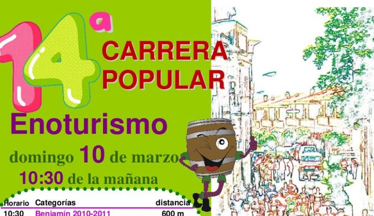 PARTICIPA EN LA 14ª CARRERA POPULAR DE «ENOTURISMO 2019» EN ALDEANUEVA DE EBRO